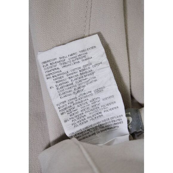 Sharis Place Women's Midrise Five Pockets Skinny Ankle Pant Beige Size 38 - Picture 4 of 6